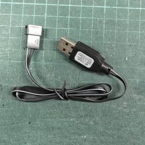 7.4V SM4P 黑頭充電線