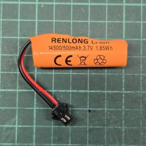 14500 3.7V 500MAH SM2P 黑頭電池