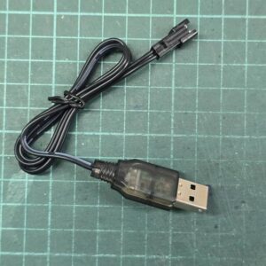3.7V SM2P 黑頭充電線